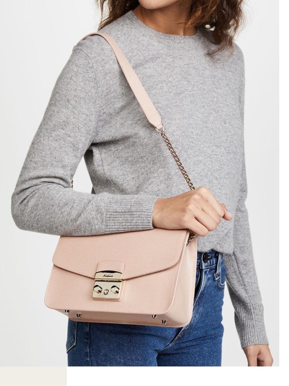FURLA METROPOLIS MOONSTONE BLUSH BAG